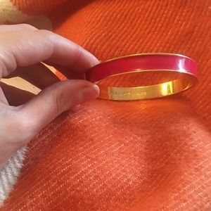 Pink Kate Spade Enamel Bangle